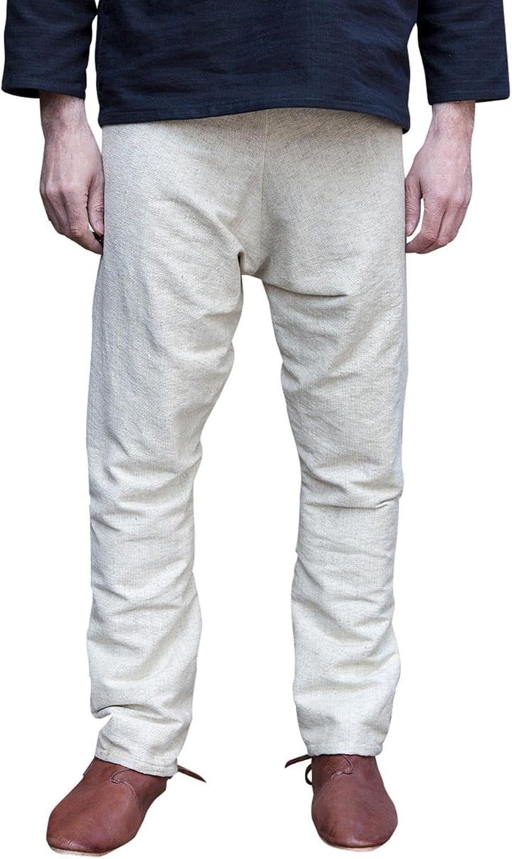 Burgschneider Wikinger Hose Mittelalter Hose Thorsberg Ragnar 100% Baumwolle - frühmittelalterliche