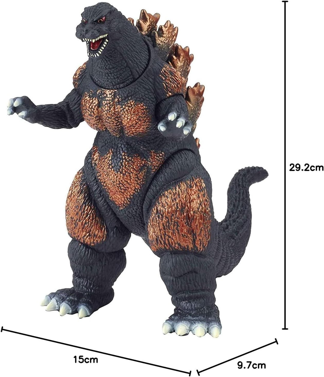 Godzilla Movie Monster Series Burning Godzilla Vinyl Figure Bandai 14cm