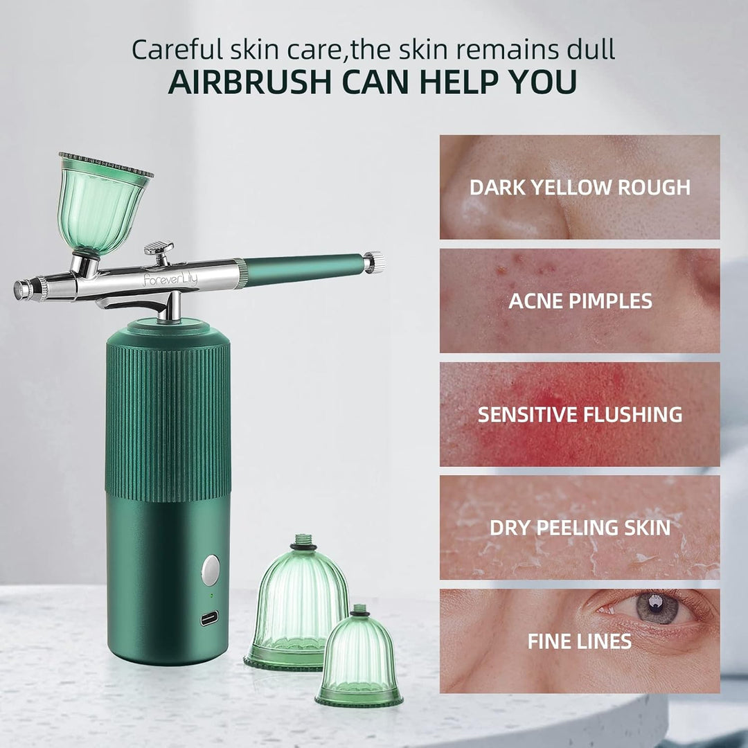 Kabelloses Airbrush Set Mit Kompressor, Airbrush-Kit mit Kompressor, Tragbare kabellose Airbrush Wie