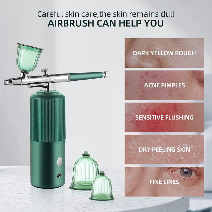 Kabelloses Airbrush Set Mit Kompressor, Airbrush-Kit mit Kompressor, Tragbare kabellose Airbrush Wie