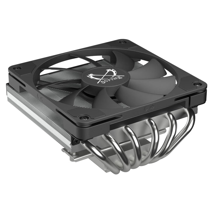 SCYTHE Big Shuriken 4 CPU-Kühler mit niedrigem Profil, 11,9 x 12,2 x 6,6 cm, 12 V, 200 W, 31,78 dB,