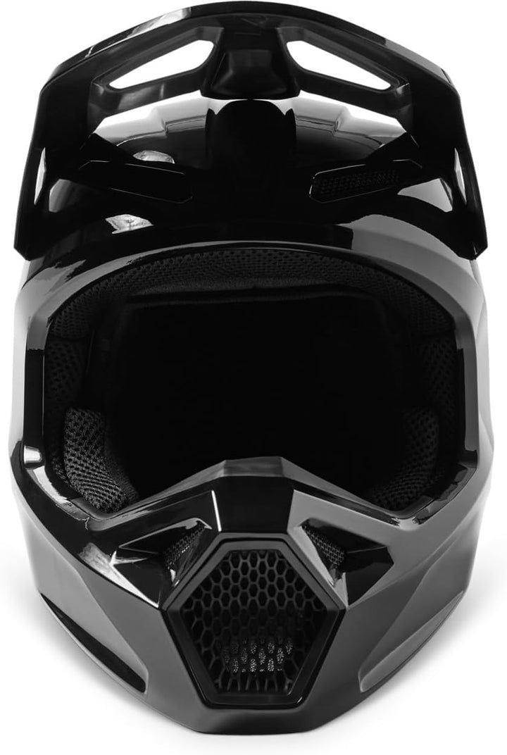 Fox Racing Unisex – Erwachsene Solid Helm, Schwarz, XS XXL Schwarz, XXL Schwarz