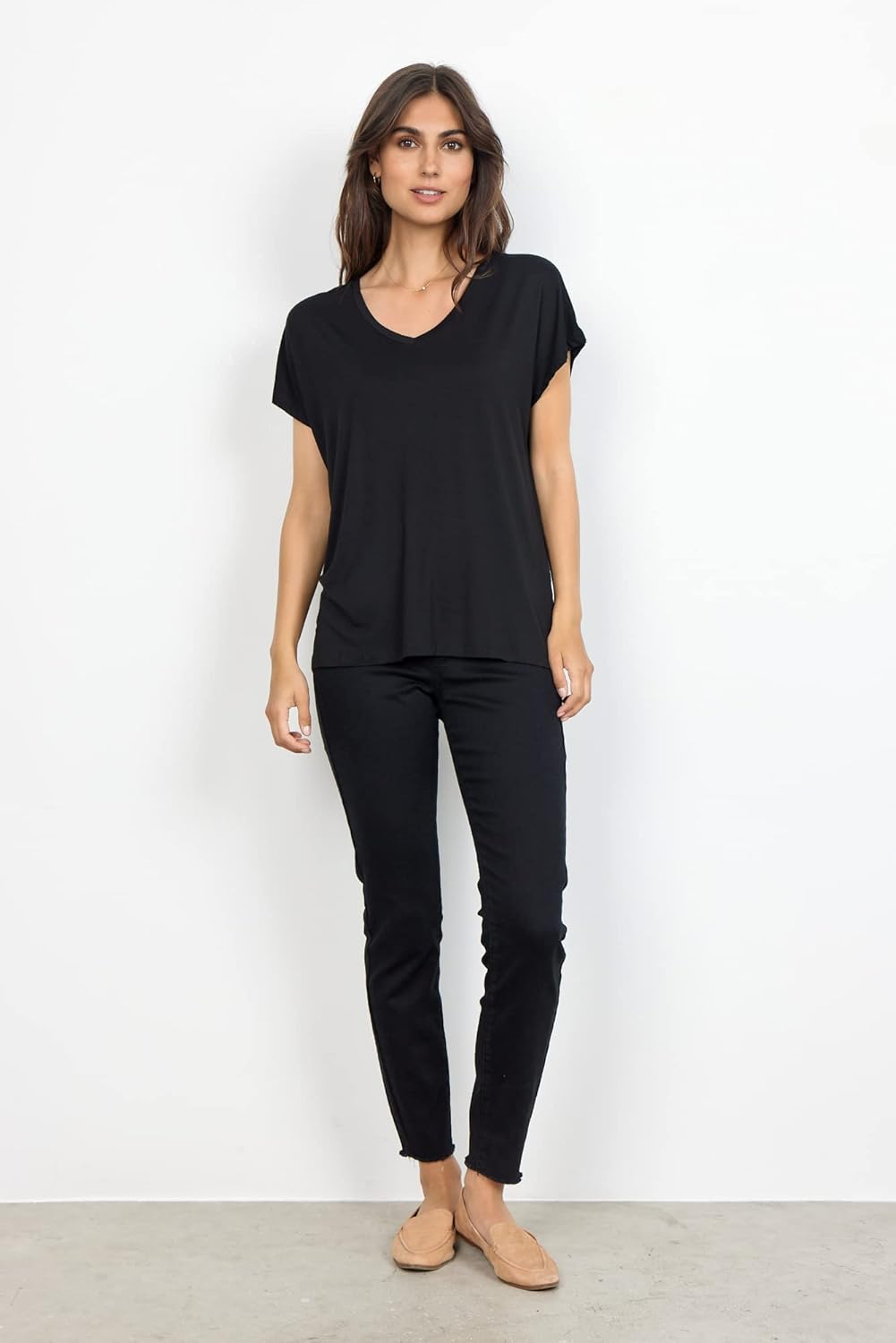 SOYACONCEPT Damen Sc-marica 32 T-Shirt S Schwarz, S Schwarz