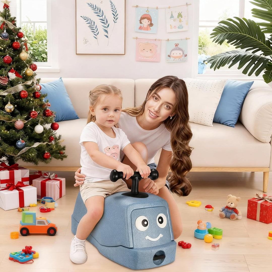 MAMIZO 5 in 1 Rutschauto ab 1 Jahr, Babyrutscher mit 360° Geräuschlose Räder, Babyroller bis 20kg, B