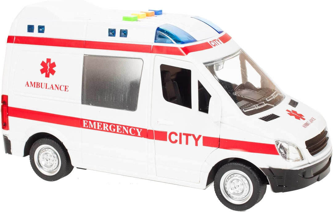 MalPlay Krankenwagen Spielzeug | 1:16 Mini Simulation | Krankenhaus Rettungswagen Notfallfahrzeug |
