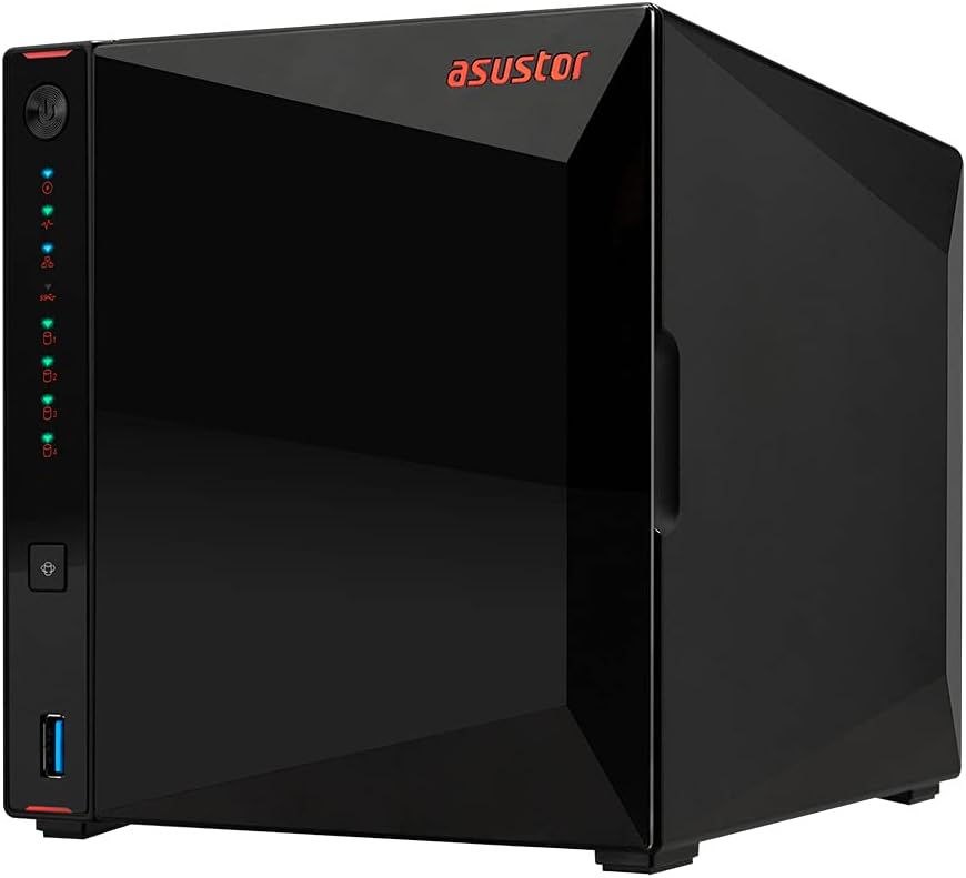 Asustor - WD RED AS5304T/4G/24T-WDRED 24To WD Rot, 24To WD Rot