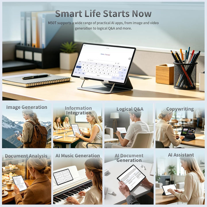 TECLAST Tablet 10 Zoll Android 16, Neueste Tablets 32GB+128GB (4TB erweiterbar), 7000mAh, Octa-Core