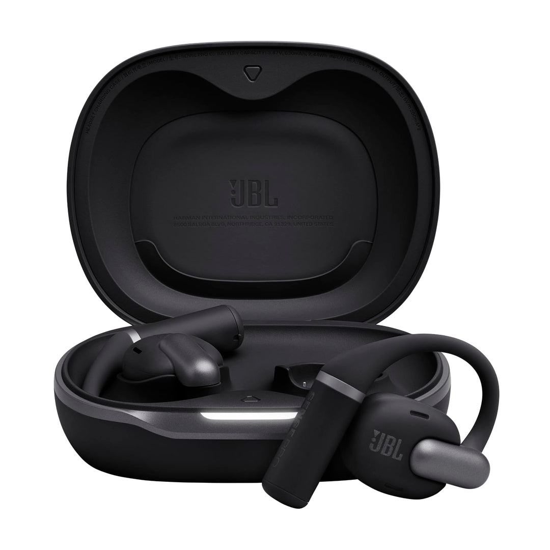 JBL Sense Pro kabellose Open-Ear-Kopfhörer, Hi-Res Audio, 38 Stunden Spielzeit, 4 Mikrofone, IP54 Wa