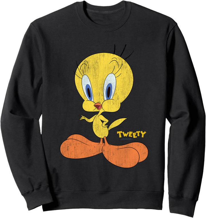 Looney Tunes Tweety Distressed Sweatshirt