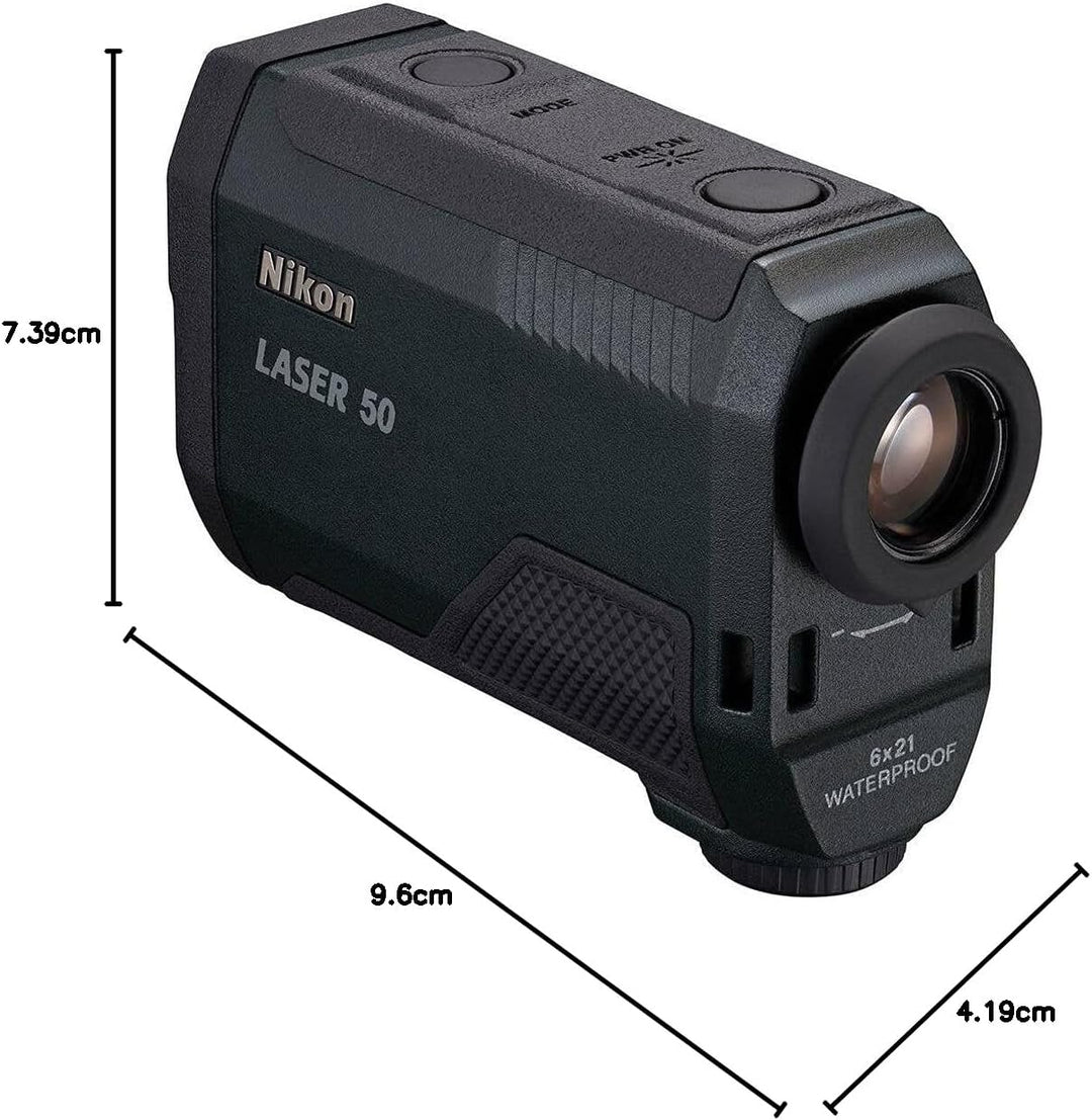 Nikon Golf 50 Laser Entfernungsmesser, Schwarz, Nicht zutreffend