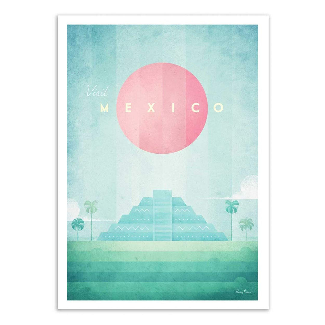 Wall Editions Art-Poster - Visit Mexico - Henry Rivers