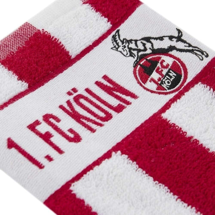 1. FC Köln Waschhandschuh Blockstreifen 20 x 15 cm