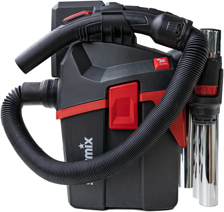 Starmix Akku Nass Trockensauger Set Smart L 18V - Industriesauger Staubklasse L mit Tragegurt flexib