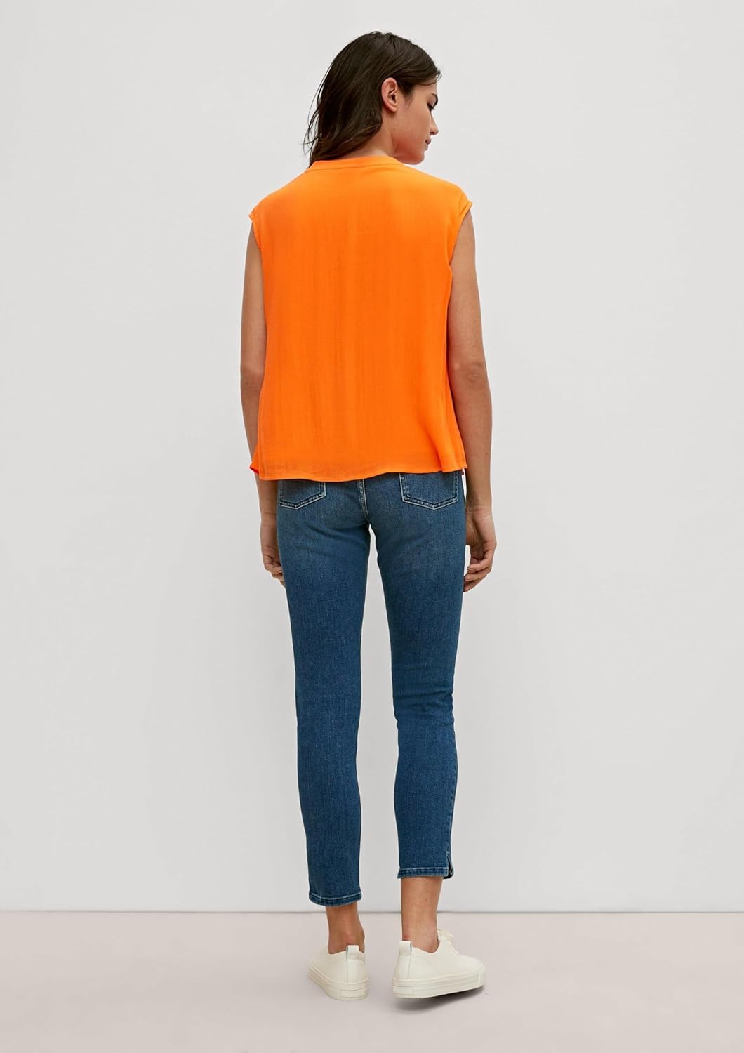 comma Damen Bluse 40 2335, 40 2335_orange