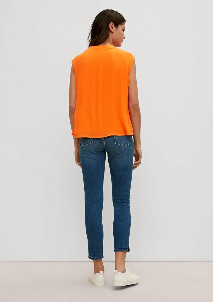 comma Damen Bluse 40 2335, 40 2335_orange