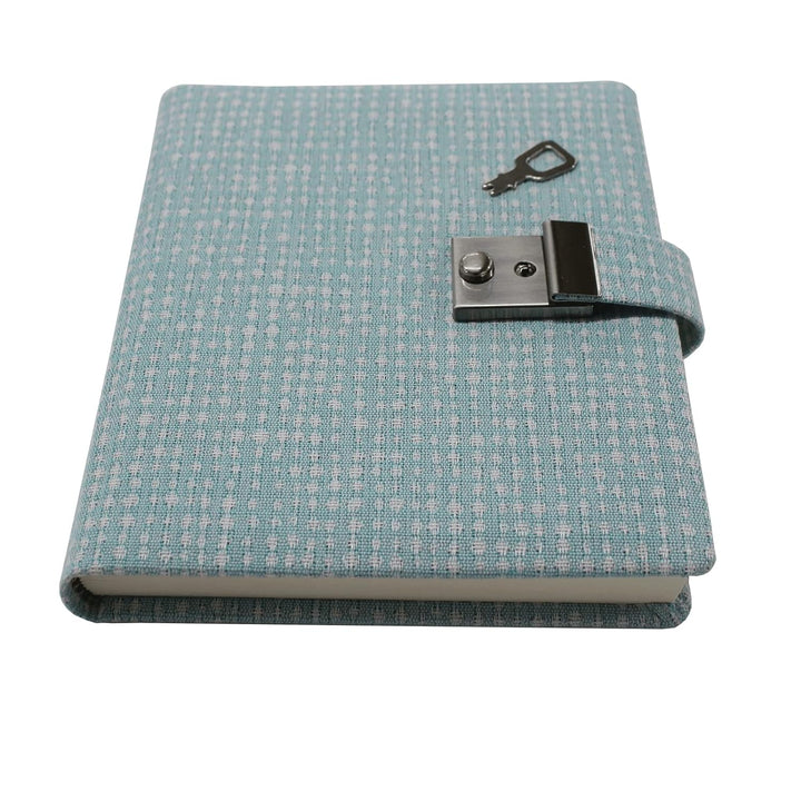 Tagebuch mit Schloss Benny in Blau