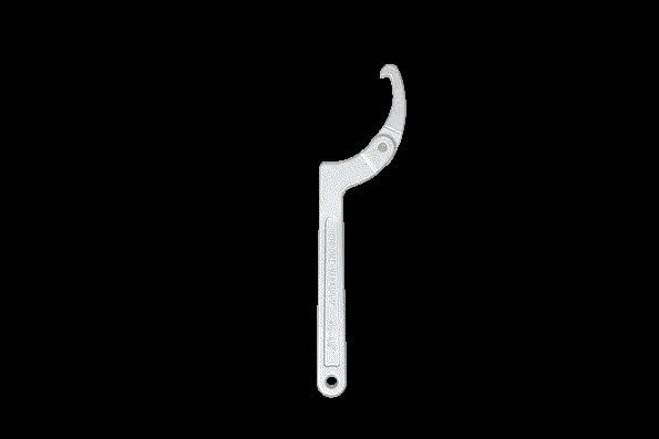 KS Tools 517.1305 Gelenk-Hakenschlüssel mit Nase, 114-158mm
