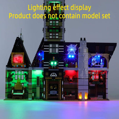 GEAMENT LED-Licht-Set für Geisterhaus Auf Dem Jahrmarkt kompatibel mit Lego Creator Fairground Colle