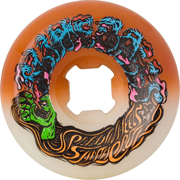 Slime Santa Cruz Balls Hairballs 50-50 Skateboard-Räder 56mm, 56mm