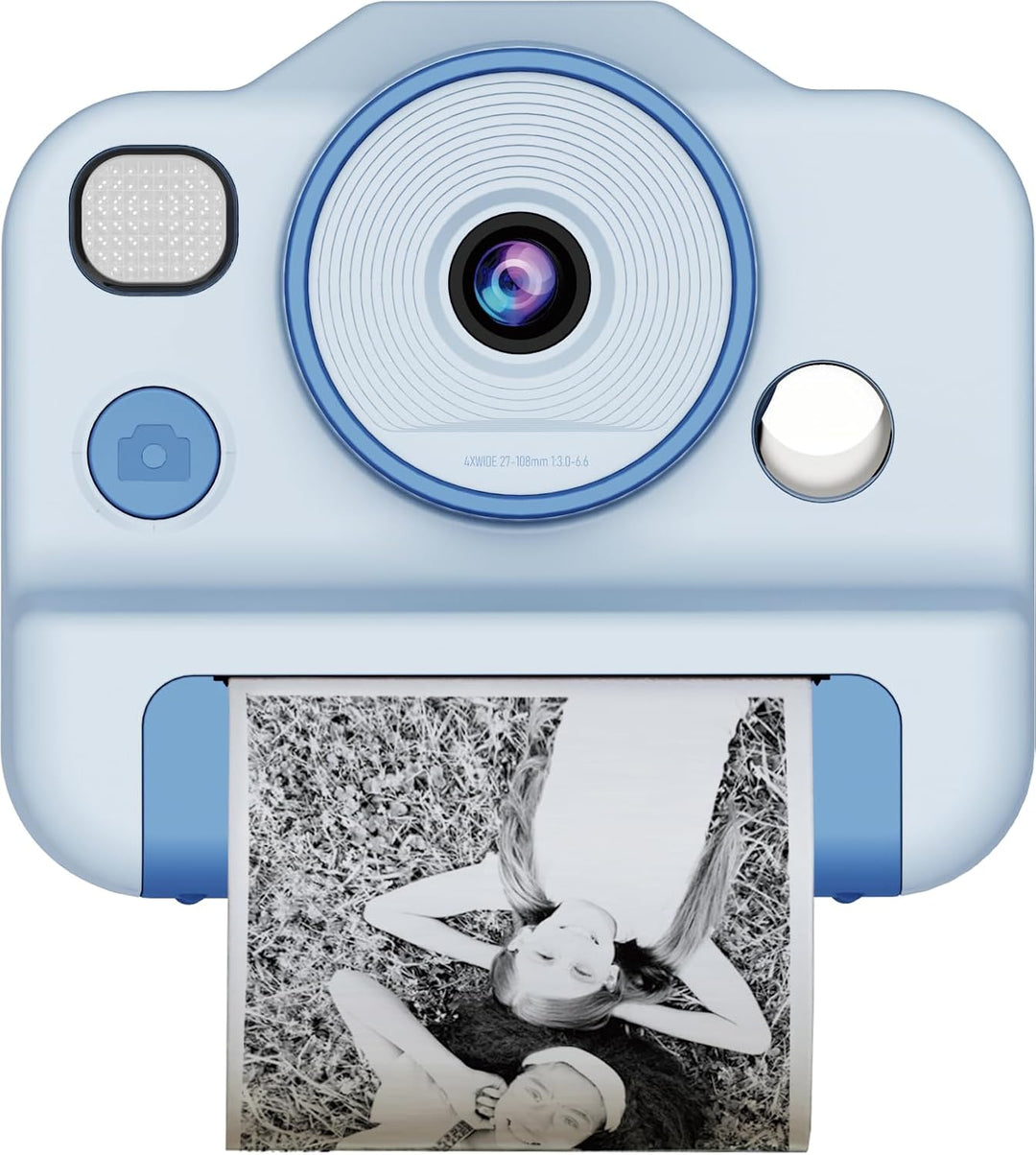 Instant Print Camera Blue
