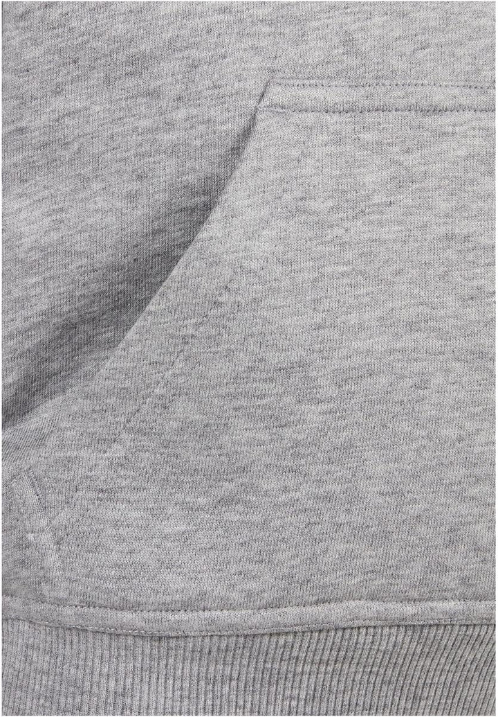 Urban Classics Herren Boys Blank Hoody 110-116 Grau, 110-116 Grau