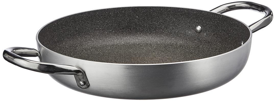 BALLARINI B53T62 Pfanne, 2 Griffe, Durchmesser 32 cm, professionelles Granit, 32 cm