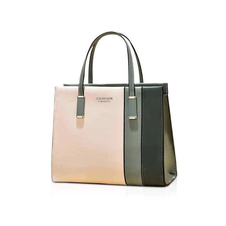 NICOLE & DORIS Damen Handtasche Mehrfarbig Gestreift Umhängetasche Tote Henkeltasche Frauen Elegante