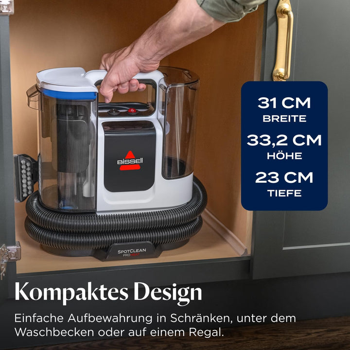 BISSELL SpotClean ProHeat Advanced Teppichreiniger und Polsterreiniger Gerät, Nasssauger und Waschsa