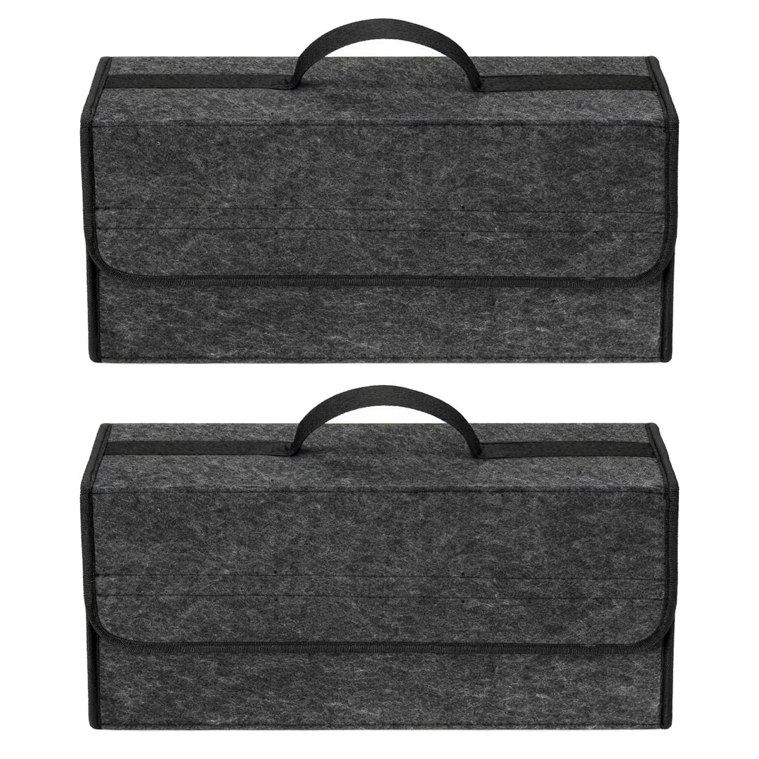 Auto Kofferraum Organizer klett,Faltbar Kofferraumtasche,Rutschfest Filz Auto Organizer Toolbag,Auto
