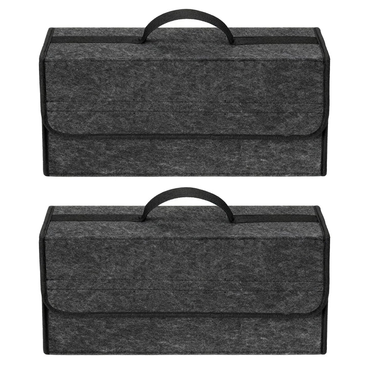 Auto Kofferraum Organizer klett,Faltbar Kofferraumtasche,Rutschfest Filz Auto Organizer Toolbag,Auto