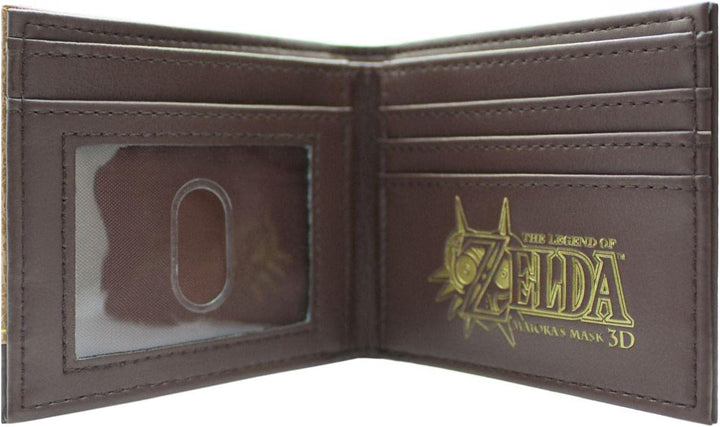 Majora's Mask Zelda Retro Geldbörse Braun, One Size, Braun, Taille Unique