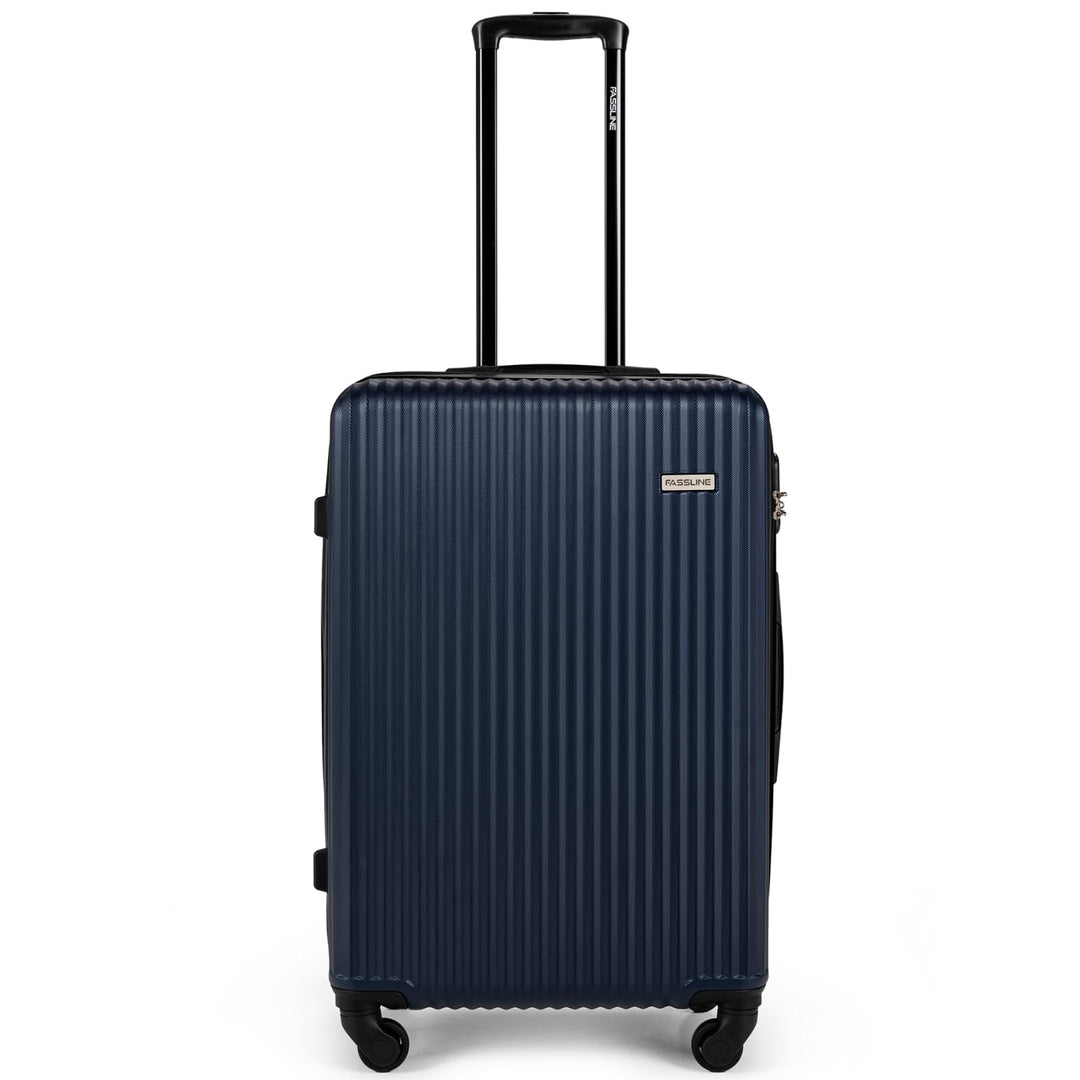 FASSLINE Reisekoffer Mittelgross 66x46x25 cm 64l, Reisegepäck, Hartschale aus ABS, Vier 360°-Spinner