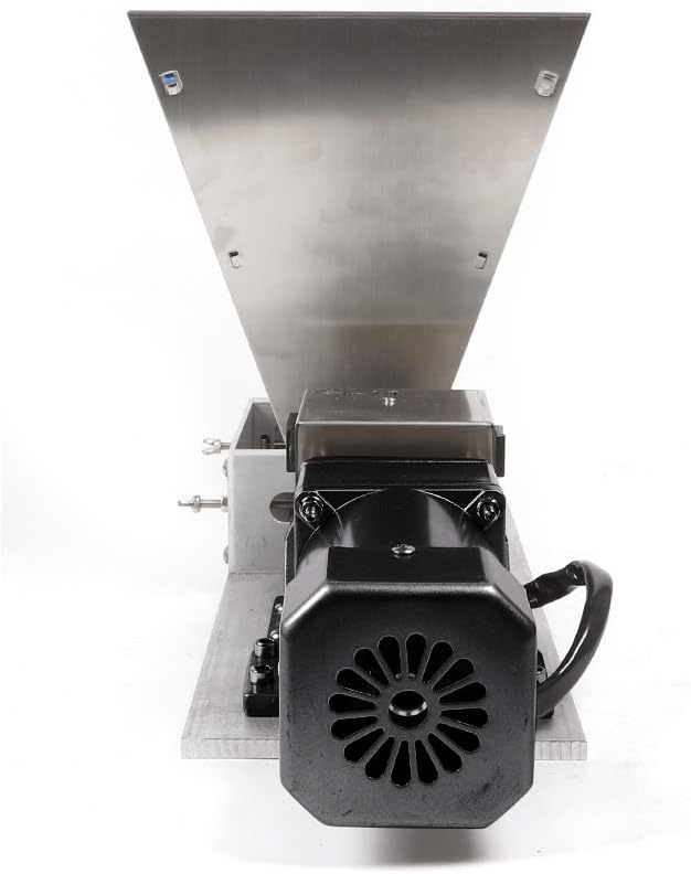 220V 60W Elektrische Getreidemühle Malzmühle Schrottmühle, 4L Gerstenmühle Malzbrecher Getreidemühle