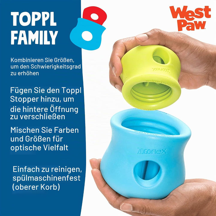 Zogoflex Toppl Hundespielzeug, Small Small grün, Small grün