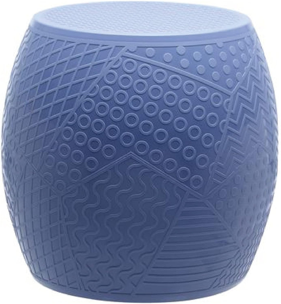 Kartell Hocker Roy, thermoplastisches Technopolymer, Blau, 45 cm x 43 cm x 45 cm, Blau