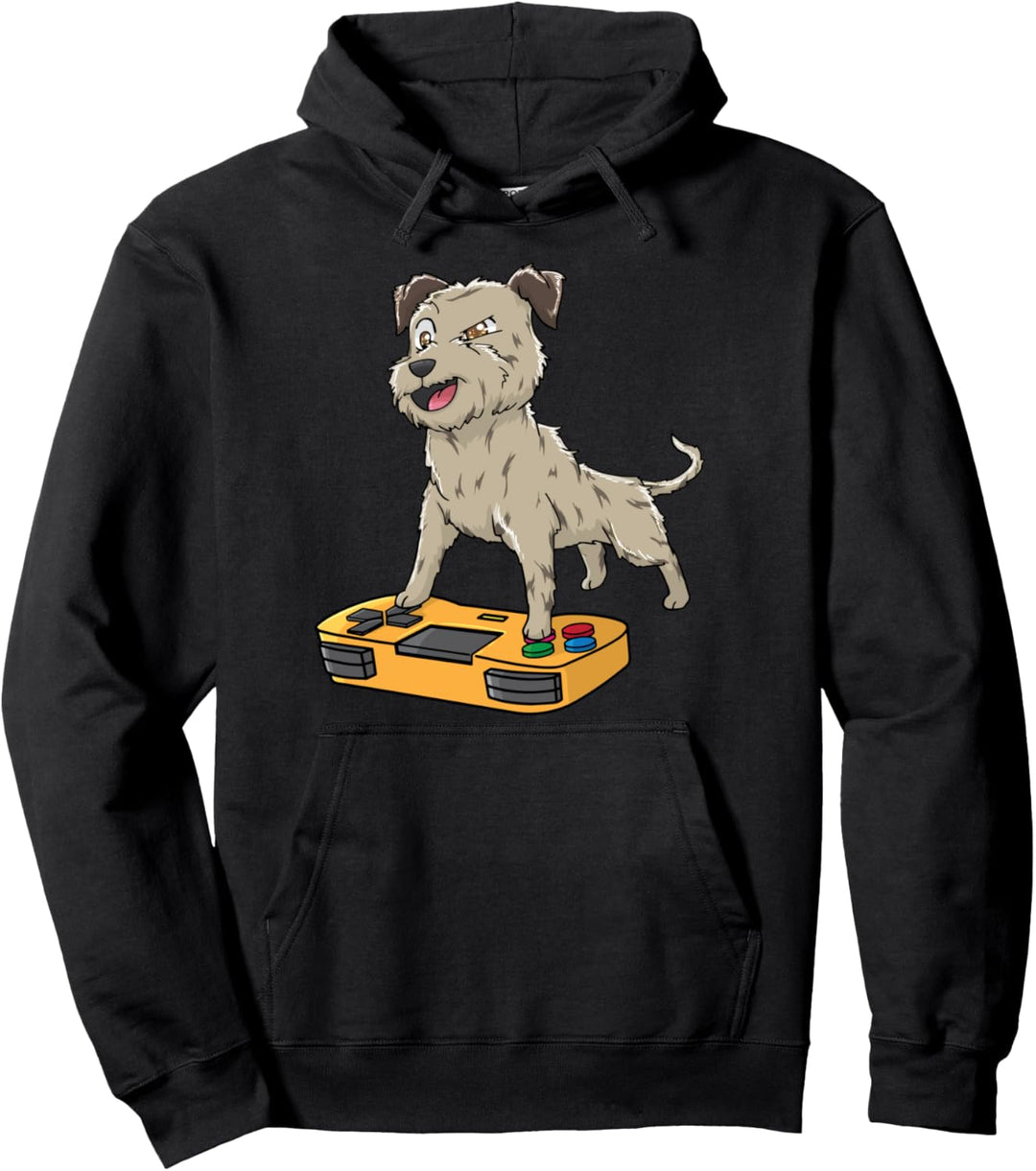Irischer Wolfshund Anime Gaming Gamer Kawaii Pullover Hoodie