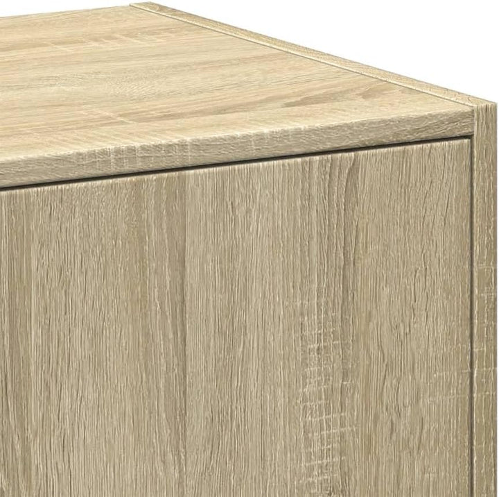 vidaXL Apothekenschrank, Sonoma-Eiche, 40 x 41 x 144,5 cm, Spanplatte, Apothekenschrank, Apothekenmö