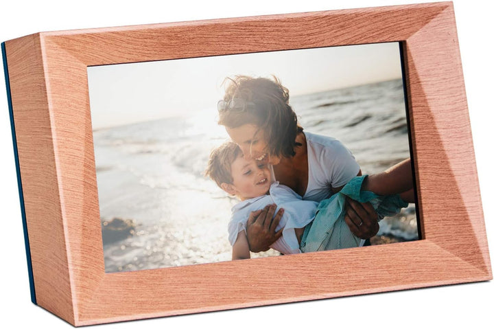 Familink digitaler Bilderrahmen zum Teilen von Fotos direkt vom Handy | ideal für Senioren, kein eig