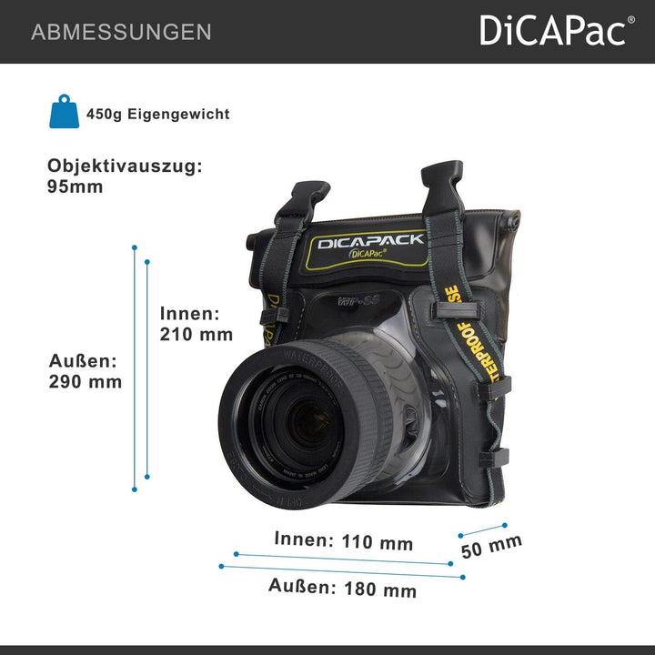 Dicapac 17008 WP-S5 Unterwassertasche Single, Single