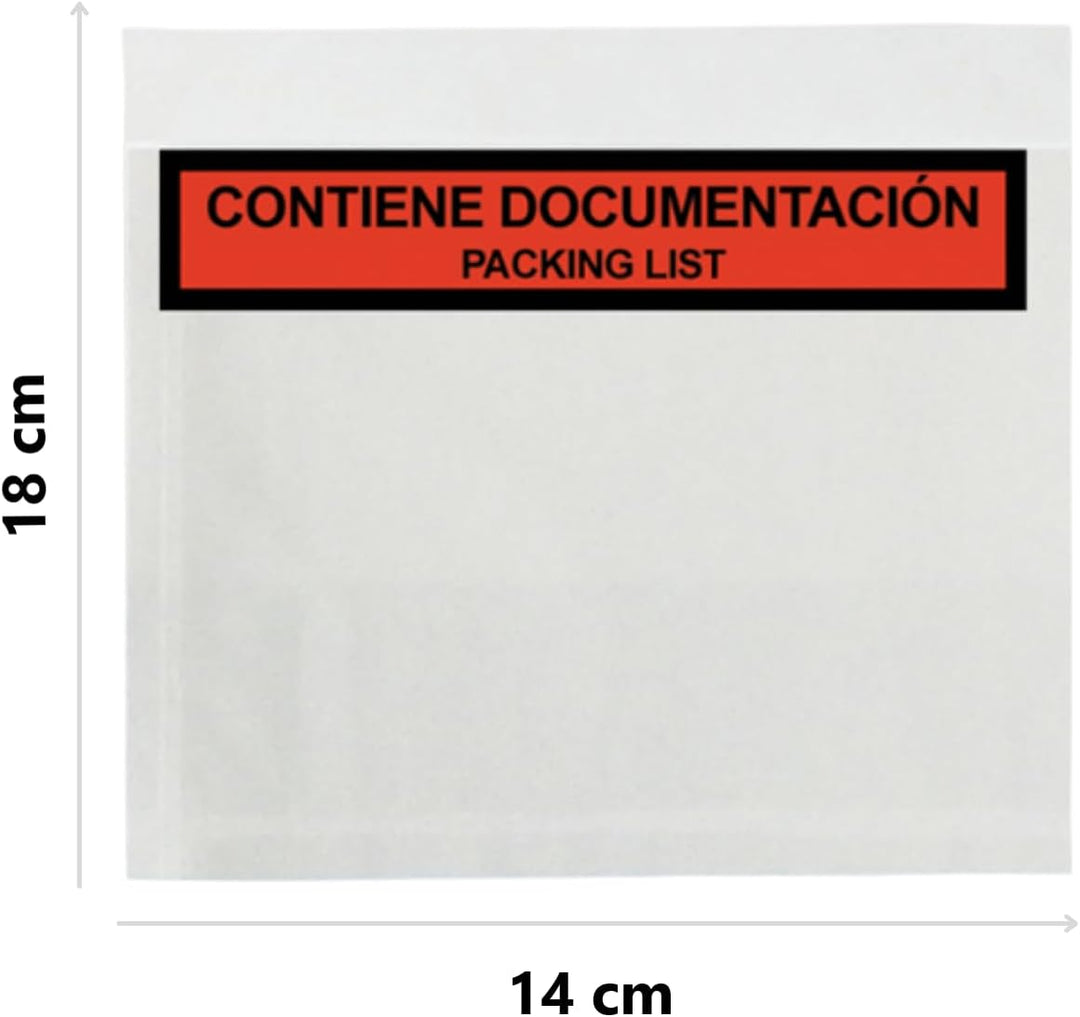 PKA Packing List – Briefumschläge, 180 x 140 mm, 250 Stück 180 x 140 mm Umschläge, 180 x 140 mm Umsc