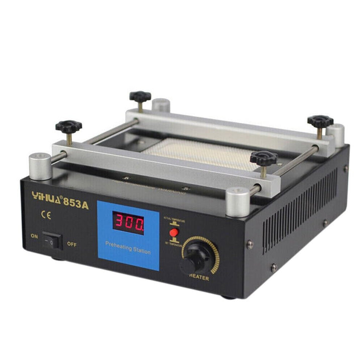 853A Aufwärmstation Heizplatte Vorheizen Antistatisch Rostfrei 450W 220V