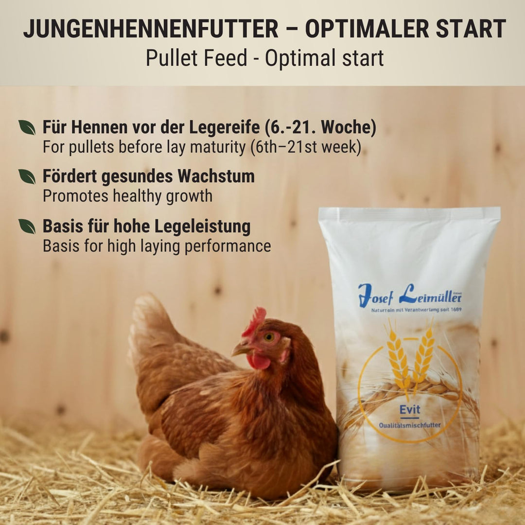 Leimüller Junghennenfutter 6.-21. Woche 25 kg 25 kg (1er Pack), 25 kg (1er Pack)