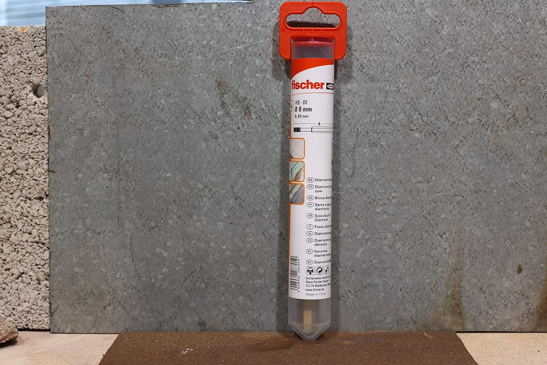 Fischer FC 10K HS-DI Profi Diamantfräser für Fliesen, Glas und Steingut, 551348, grau, 10 mm diametr