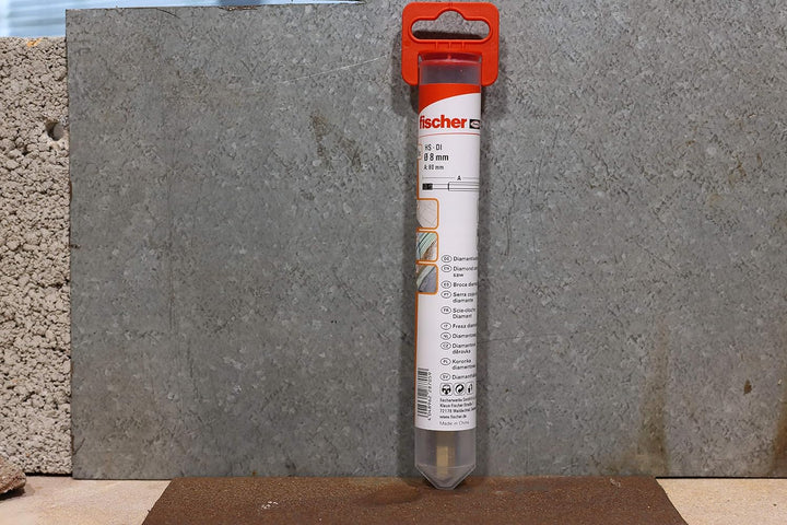Fischer FC 10K HS-DI Profi Diamantfräser für Fliesen, Glas und Steingut, 551348, grau, 10 mm diametr