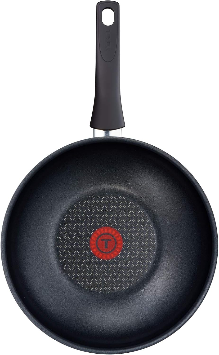 Tefal Wok-Pfanne Elegance C36719 | 28 cm | Antihaftversiegelt | Thermo-Spot Temperaturindikator | Mü