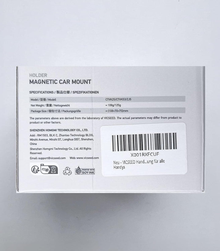 VICSEED Handyhalterung Auto Magnet für Monitor [Faltbar & Versteckt] MagSafe Autohalterung [Stärkste