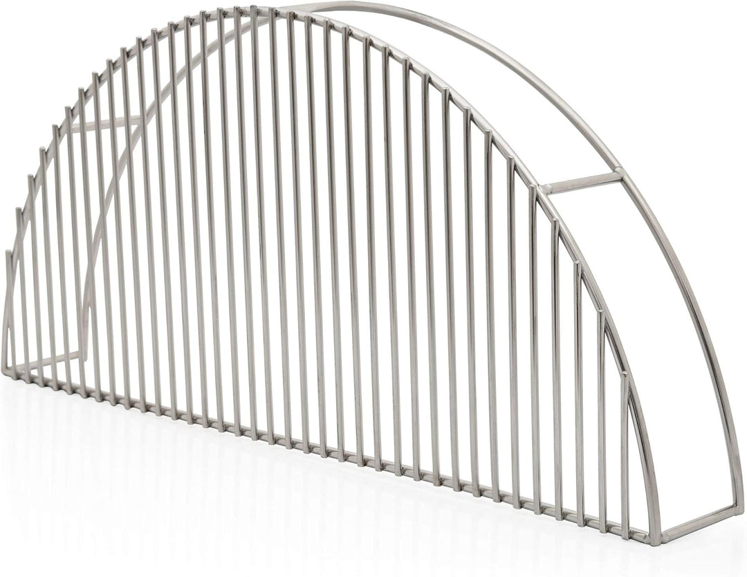 BBQ-Toro Edelstahl Warmhalterost rund | 54,5 x 25,5 x 7,5 cm | passend für Ø 57 cm Kugelgrill | Gril