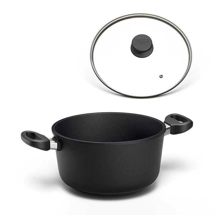 Hoffmann Kochtopf STONIQ, Handgegossen, Made in Germany, IQ-SHIELD Antihaftbeschichtung, PFAS-frei,