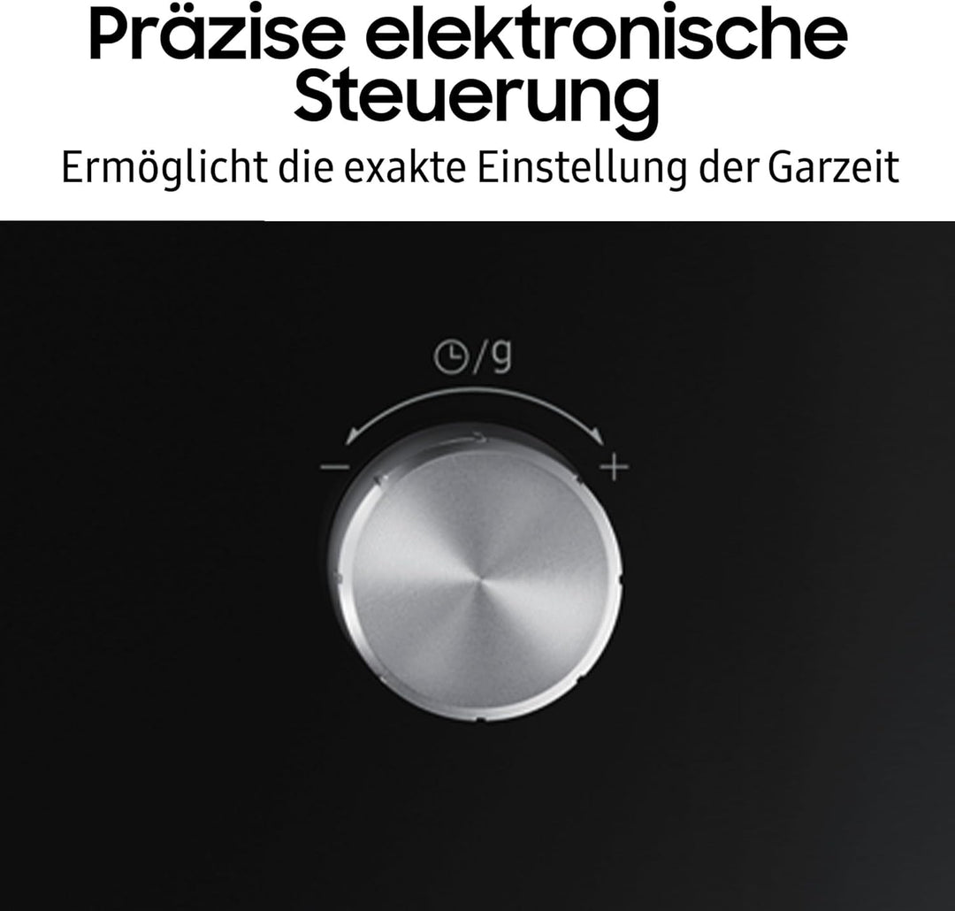 Samsung MG23K3614AW/EG Mikrowelle mit Grill / 23 Liter Garraum / 800 W/Grosses Grillelement für glei