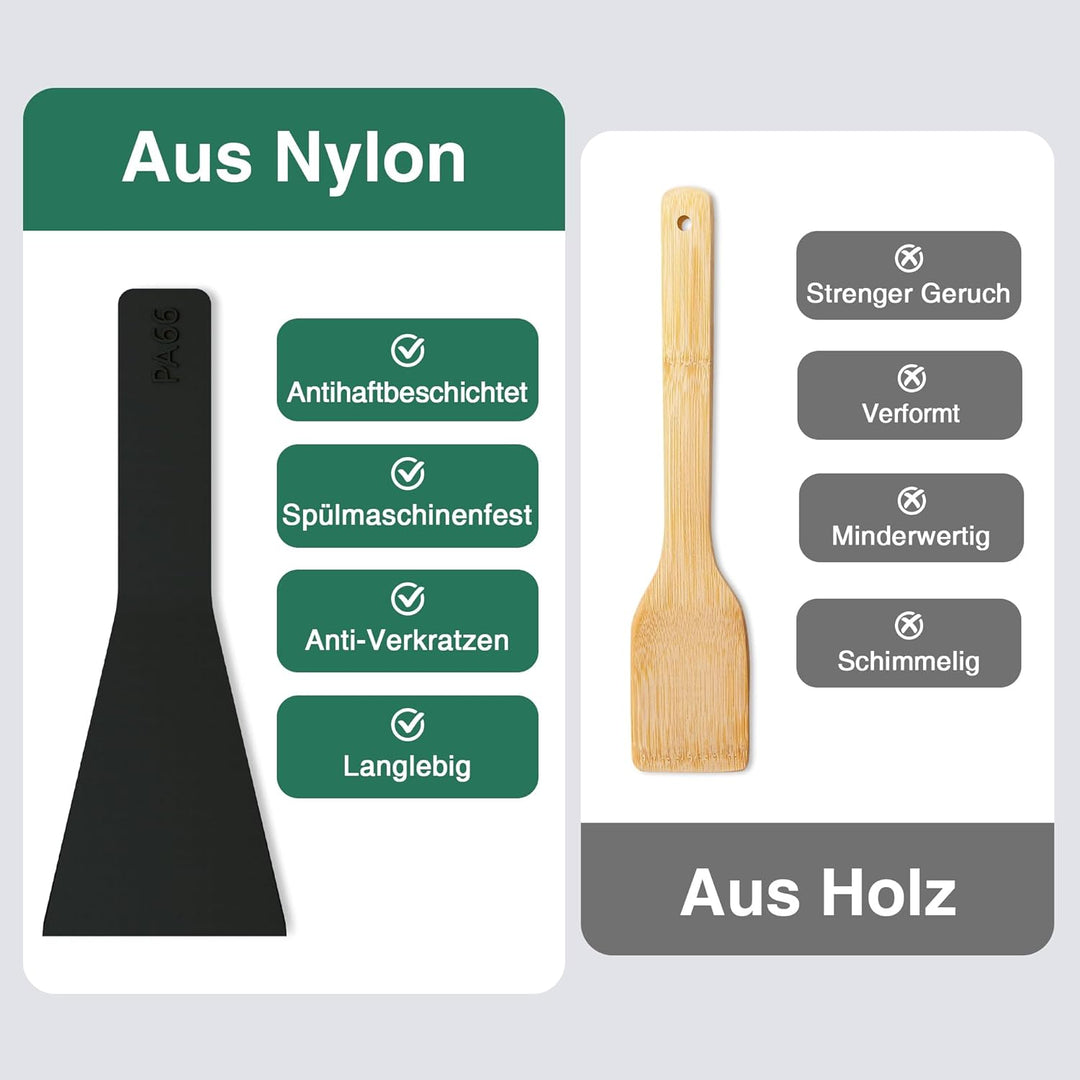 Yoassi Pfännchen für Raclette, Antihaftbeschichtet Grill Pfännchen, Viereckig Mini Raclette Grill Pf